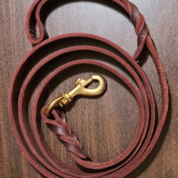 Deluxe Leather Leather Leash (3/4")