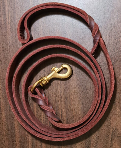 Deluxe Leather Leather Leash (3/4")