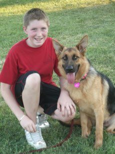 Happy Dog Happy Dog that has had dog training in Stockton, CA